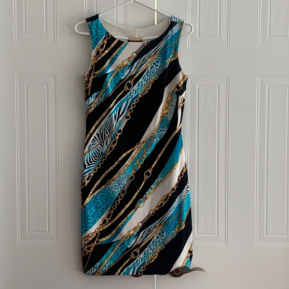 Jessica patterned pencil dress